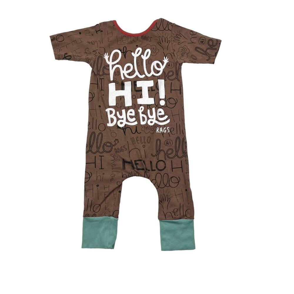 Rags Hello Hi! Bye Bye Romper